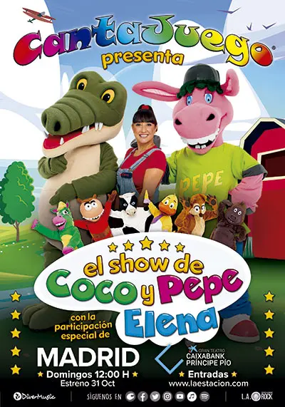 El Show De Coco Y Pepe En El Teatro Caixabank Pr Ncipe P O Plan Infantil