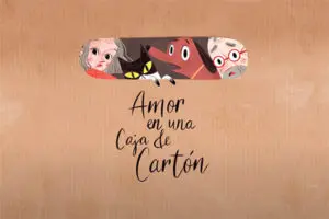 amor en una caja de carton