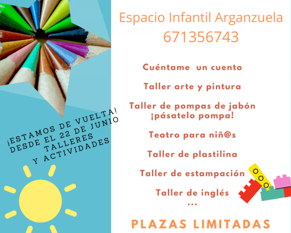 Verano con Espacio Infantil Arganzuela 1 1