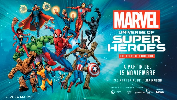 exposicion marvel universe of super heroes